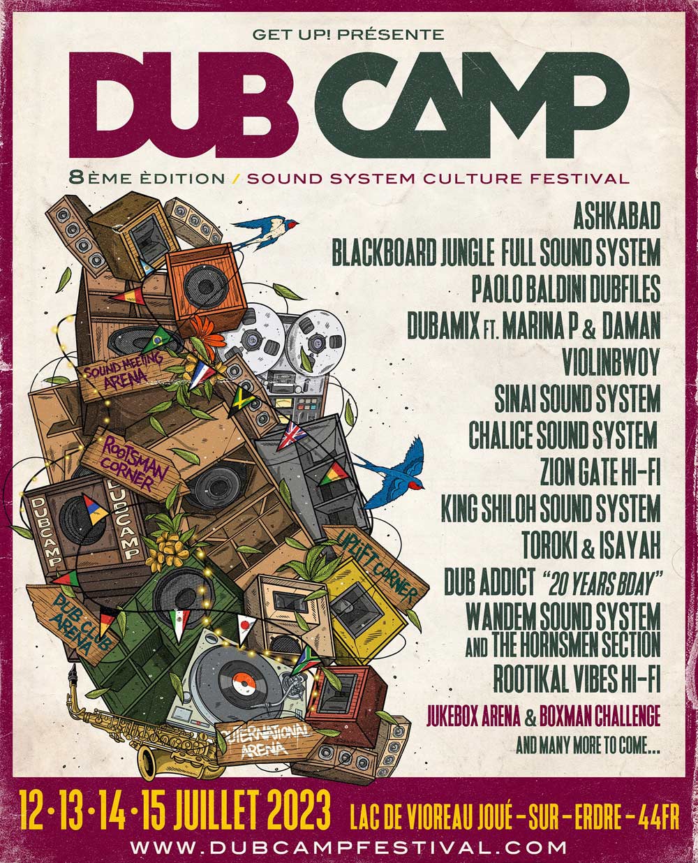 Bekijk hier de eerste namen voor Dub Camp in Frankrijk