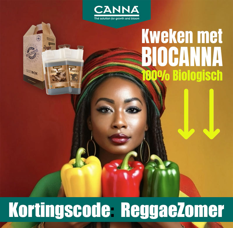 Biologsich kweken met Canna kortingscode ReggaeZomer