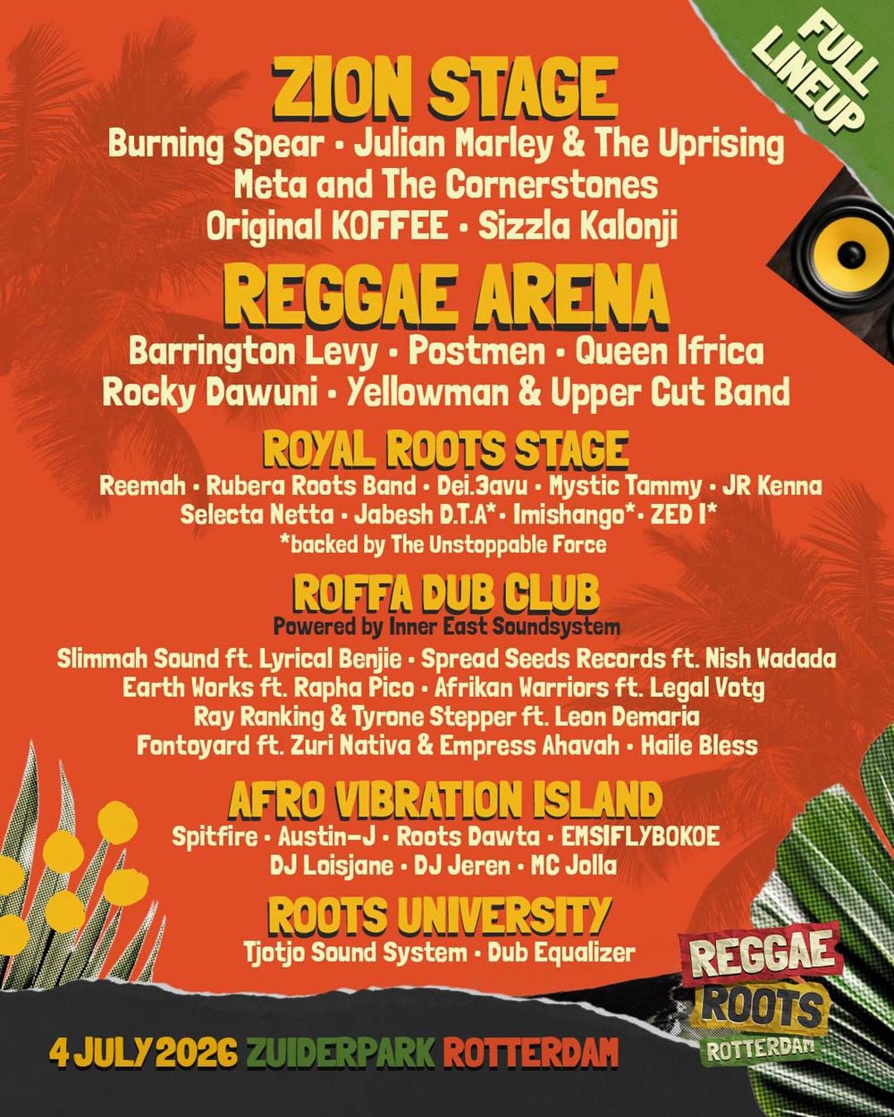 Reggae Roots Rotterdam 2026