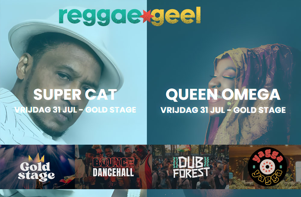 Reggae Geel 2026 - Super Cat, Queen Omege and more to come!