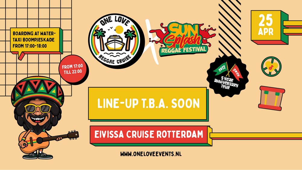 One Love Reggae Cruise Rotterdam