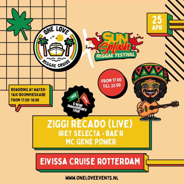 One Love Reggae Cruise X Sun Splash - Ziggi Recado