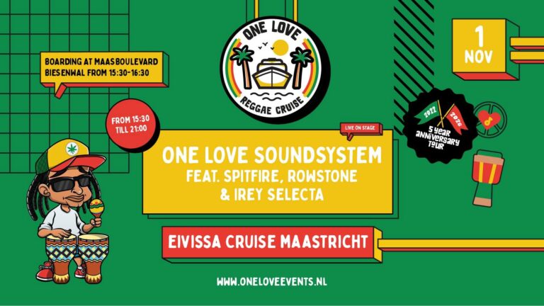 One Love Reggae Cruise Maastricht 2026